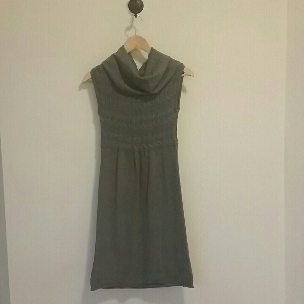 Sweater dress.